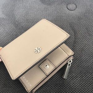 Tory Burch Emerson Mini Wallet Taupe